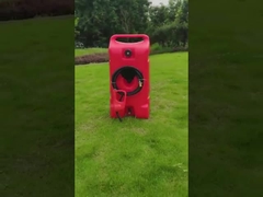 ถังน้ำมันทะเล HDPE ขนาด 53 ลิตร 2 มม. แบบเคลื่อนย้ายได้พร้อมล้อ